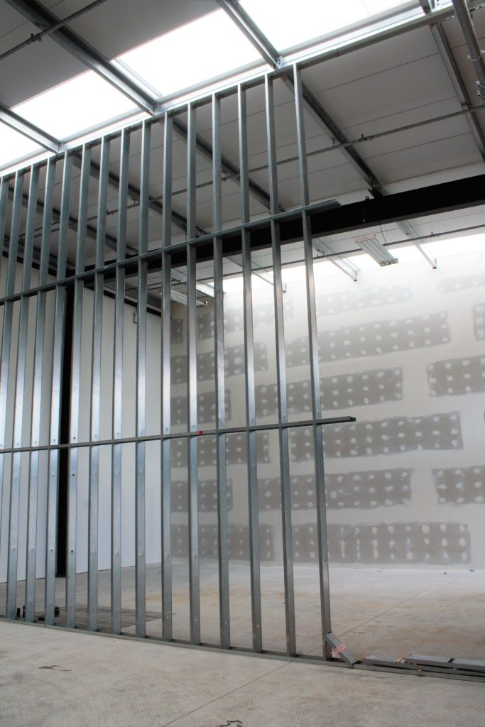 Rondo 150mm stud and track wall system installed by MPP Ltd in Palmerston North