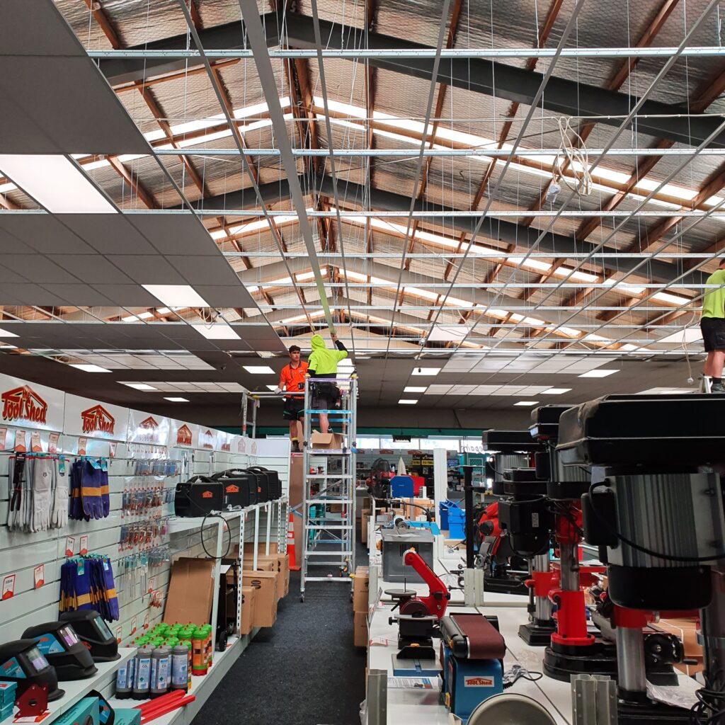 Existing suspended ceiling upgrade
