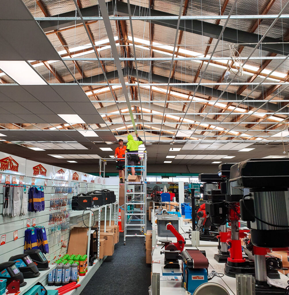 Existing suspended ceiling upgrade