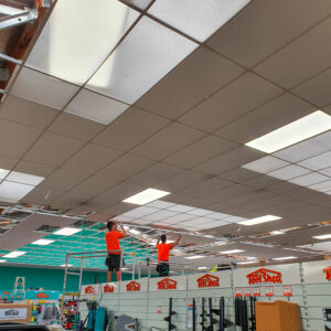 Existing suspended ceiling upgrade