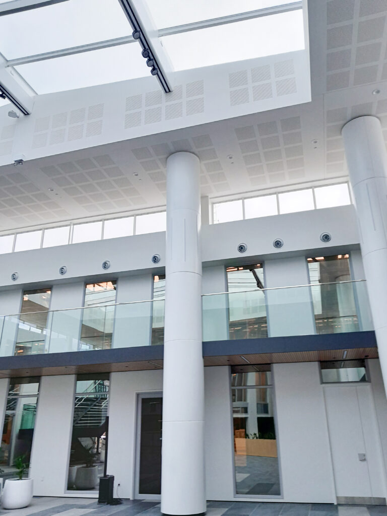 Protone Square Perforated Plasterboard by Potter Interior Systems installed by MPP Ltd